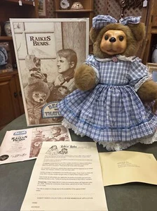 Signed Large Vintage Robert Raikes Bears W/ Tag - Becky Thatcher 353/5000 - Picture 1 of 11