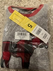 Eddie Bauer KIDS 2PC Holiday Christmas Sleep Set Pajamas(GRAY/RED/BLK 7)NWOT - Picture 1 of 1