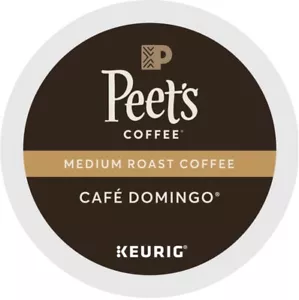 Peet's Coffee Cafe Domingo Blend 12 K-Cup Coffee Pods, Medium Roast - Picture 1 of 1