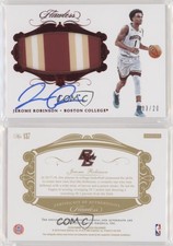2018 Flawless Collegiate Ruby /20 Jerome Robinson #137 RPA Rookie Patch Auto RC