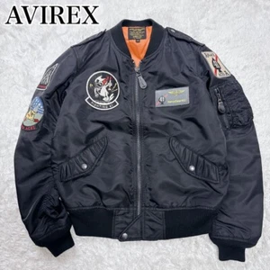 AVIREX Type MA-1 Fliegerjacke schwarz Gr. M versandkostenfrei von JP - Bild 1 von 10