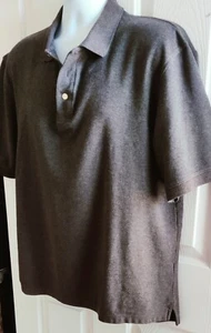 Croft & Barrow, Lg, men's gray, short sleeve, 1/4 button up, polo shirt - Picture 1 of 6