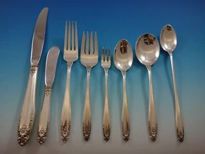 Prelude by International Sterling Silver Flatware Set for 12 Service 114 pieces - Picture 1 of 12