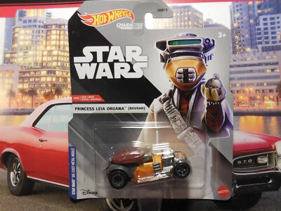 Hot Wheels STAR WARS Princess Leia Organa Character Cars Mattel Disney BOUSHH - Image 1 of 3