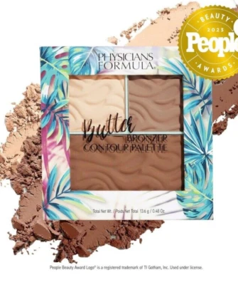 Physicians Formula Butter Bronzer Contour Palette 1, Light/Medium, NIB, FASTSHIP - Image 1 of 4