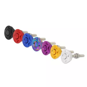 Quick Release Latches Push Button Racing Car Hood Pin Bonnet Lock Bumper Clip - Picture 1 of 23