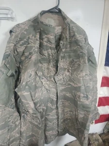 Large Short  ARMY Tiger Stripe Digital AIRCREW FLIGHT UNIFORM jacket top   - Picture 1 of 10