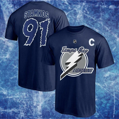 NEW!! Steven Stamkos #91 Player Tampa Bay Team T-Shirt S-5XL Gift Fan Made Cover