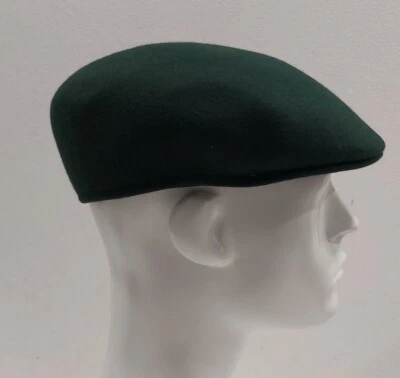 COPPOLA FELTRO LANA VERDE BOTTIGLIA MADE IN ITALY - Immagine 1 di 4