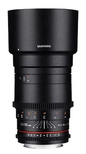 Samyang VDSLR II 135mm T2.2 ED UMC Telephoto Cine Lens for Nikon F - SYDS135M-N - Picture 1 of 6