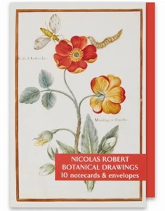 Paquete de tarjetas en blanco dibujos botánicos de Nicolas Robert Robert del Museo Fitzwilliam ( - Imagen 1 de 5