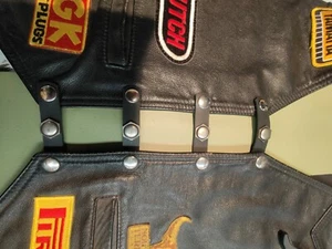 X4 Bolt Type Leather Vest Extenders #2B - Picture 1 of 8