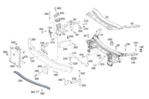 NEW OEM 100% Genuine Mercedes-Benz Assembly Carrier Front End 253-620-18-01 - Picture 1 of 1