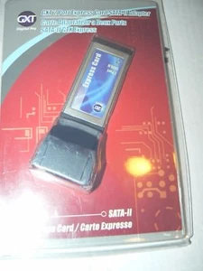 3-GXT 2 PORT EXPRESS CARD SATA -II/ADAPTER 2 BIN #8 - Picture 1 of 3