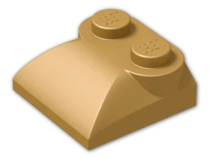 LEGO SLOPE CURVED 2X2X2/3 W/ 2 STUDS & CURVED (3 PCS) CHOOSE YOUR COLOR 47457!! - Picture 1 of 23