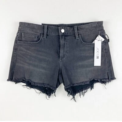 Joe's Jeans The Ozzie Cutoff Denim Shorts Womens 28 Dusk to Dawn Black Stretch - Image 1 of 4