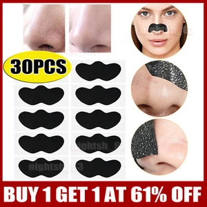 30pcs Blackhead Removal strips for Uncloging pours on nose and smoothing skin UK - Picture 1 of 17