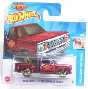 Hot Wheels 2024 #53 - HRY97 -C- HW Celebration Racers - 1978 Dodge Li'l Red Expr - Imagen 1 de 1