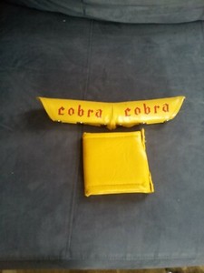  Cobra  Vinyl Pads Old School BMX Bike Handlebar    V Bar Pad  Double Clamp