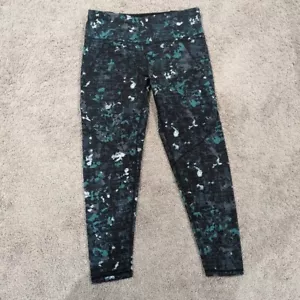 Sweaty Betty Power 7/8 Trainingsleggings Damen Größe M schwarz mit grünem Muster - Bild 1 von 10