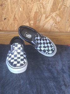 sequin checkered vans
