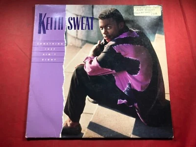 Y2-97 KEITH SWEAT Something Just Ain’t Right ... 12” SINGLE ... 1987 ... 0-66776 - Image 1 of 4