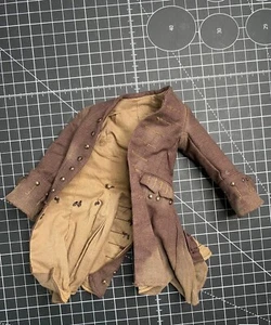 1/6 Figure's Coat Hot Toys Pirates Of The Caribbean Jack Sparrow HT DX15 Costume - Picture 1 of 3