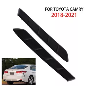 For 2018-2021 Toyota Camry 2Pcs Rear Bumper Extension Trim Left & Right SideOr - Bild 1 von 7