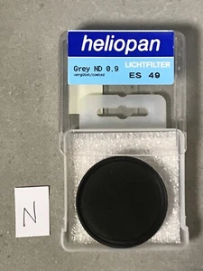 Heliopan Neutral Density ND 0.9 Filter (3 Stops) NEW OLD STOCK - Picture 1 of 7