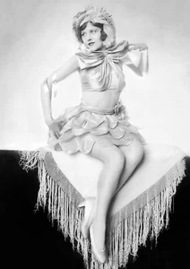Ziegfeld Follies - Naomi Johnson Monochrome Photo Print 04 (A4 Size) - Picture 1 of 2