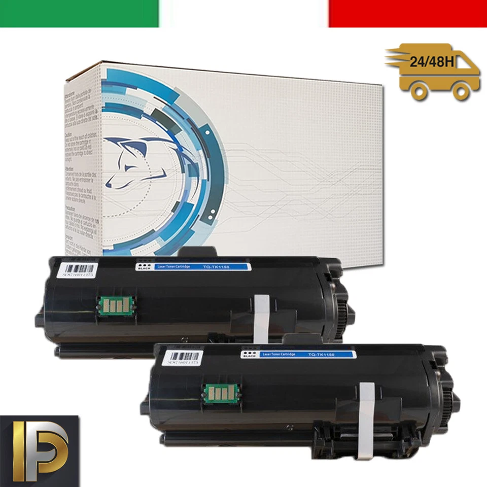 2 Toner TK-1150 COMPATIBILE PER KYOCERA ECOSYS P2235DN M2635DNW M2635DN M2235DW