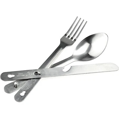 ASR Outdoor (2-Pack) Camping Utensil Set Army Military MRE Chow Set