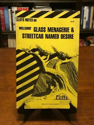GLASS MENAGERIE & STREETCAR NAME DESIRE by Tennessee Williams (Cliffs Notes) NEW - Image 1 of 3