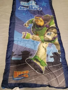 Disney Toy Story 3 Sleeping Bag 28 x 56" Buzz Light Year Camping Zip - Picture 1 of 7