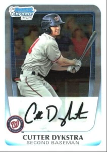 2011 Bowman Chrome Prospects Cutter Dykstra 1st Milwaukee Brewers #BCP164 - Picture 1 of 2