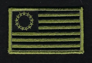 BETSY ROSS 1776 TÁCTICO OD BANDERA VERDE SOMBRERO PARCHE HIERRO EN BANDERA DE ESTADOS UNIDOS PATRIOTA EE. UU. - Imagen 1 de 5