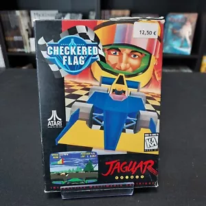 Checkered Flag Atari Jaguar Complet + Crystal Box - Picture 1 of 15