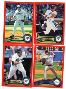 Topps Factory Red Cedric Hunter 2011 radiocontrol #098/245 San Diego Padres - Imagen 1 de 1
