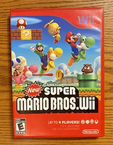 New Super Mario Bros. Wii (Nintendo Wii 2009) Complete Manual Inserts NOT TESTED - Picture 1 of 14
