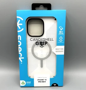 Speck 150731-1909 iPhone 16 Pro Max CandyShell Grip Case with MagSafe - White - Picture 1 of 3