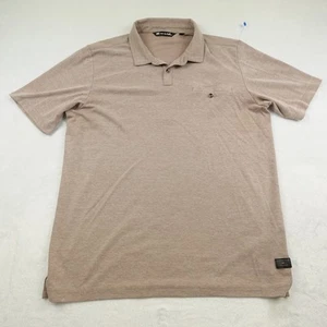TravisMathew Polo Shirt Mens XL Beige Performance Golf Pima Cotton Blend Casual - Picture 1 of 8