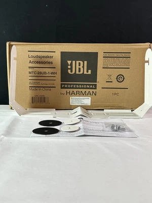 Soporte de montaje blanco para altavoz JBL By Harman MTC-28UB-1-WH Foto 1 de 4
