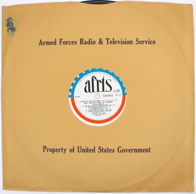 C1970 AFRTS Wanda Jackson Lynn Anderson Porter Wagoner Country Armed Forces LP - Image 1 of 4