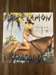 Álbum de vinilo firmado 'Dope Lemon' 'Smooth Big Cat' certificado por Beckett Angus Stone - Imagen 1 de 3