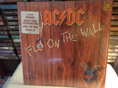 AC/DC FLY ON THE WALL HARD ROCK VINYL '85 ATLANTIC OG SHRINK HYPE INSERT OOP EX Foto 1 de 4