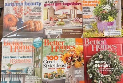 Lot Of 6 US BH & Gardens Magazines 2013-14 Holidays, Recipes, Entertaining - Image 1 of 4