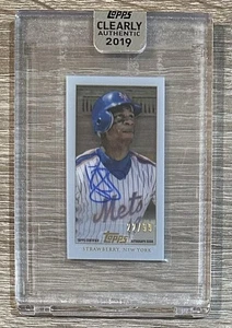 2019 Topps Clearly Authentic #TA-DS Darryl Strawberry T206 AUTO #/99 - Picture 1 of 2