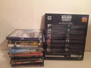 Railway Journey Dvd Bundle X26 Locomotive Train Joblot - Picture 1 of 17