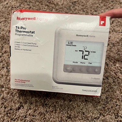 Honeywell TH4210U2002 T4 Pro Programmable Thermostat - Image 1 of 4