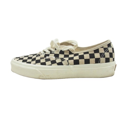 Sneakers VANS VN0A5KRD705 ECO Theory a scacchiera autentiche nere usate LIFE 0